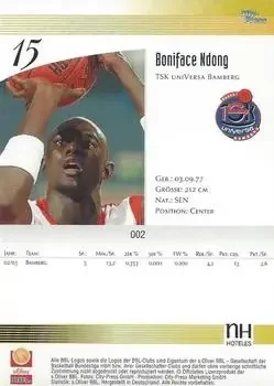 Back of Boniface N'Dong