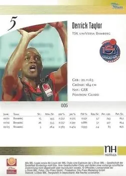 Back of Derrick Taylor