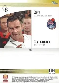 Back of Dirk Bauermann