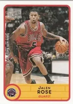 2003-04 Bazooka #5 Jalen Rose