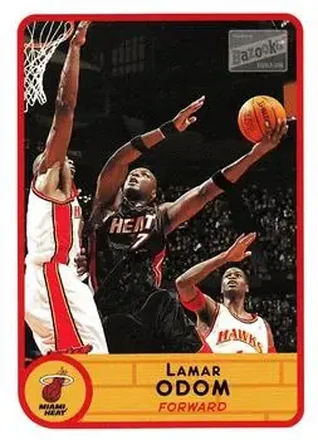 2003-04 Bazooka #7 - Lamar Odom - Miami Heat