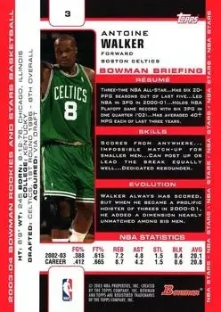Back of Antoine Walker