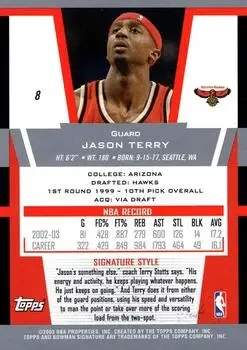Back of Jason Terry