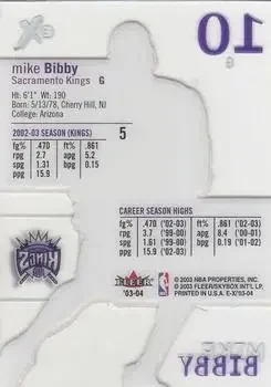 Back of Mike Bibby
