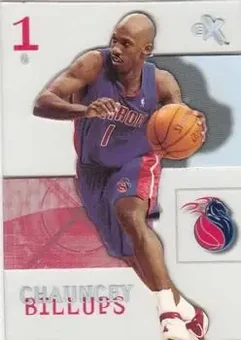 2003-04 E-X #6 - Chauncey Billups - Detroit Pistons