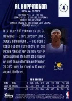 Back of Al Harrington