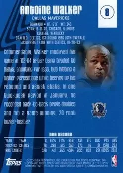 Back of Antoine Walker