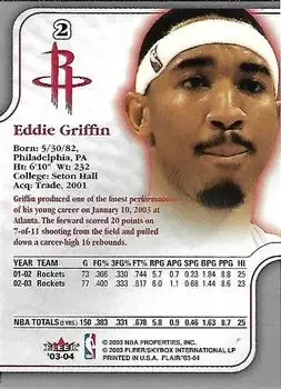 Back of Eddie Griffin