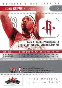 Back of Eddie Griffin