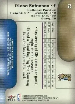 Back of Glenn Robinson