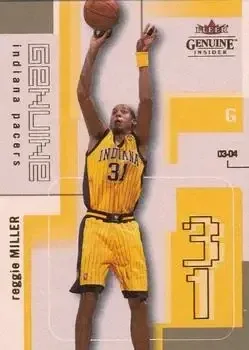 2003-04 Fleer Genuine Insider #3 Reggie Miller