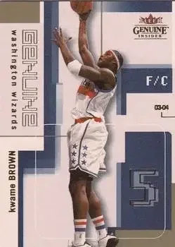 2003-04 Fleer Genuine Insider #7 Kwame Brown