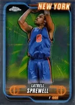 2024-25 Topps Chrome #4 Latrell Sprewell