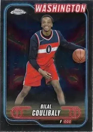 2024-25 Topps Chrome #11 - Bilal Coulibaly - Washington Wizards