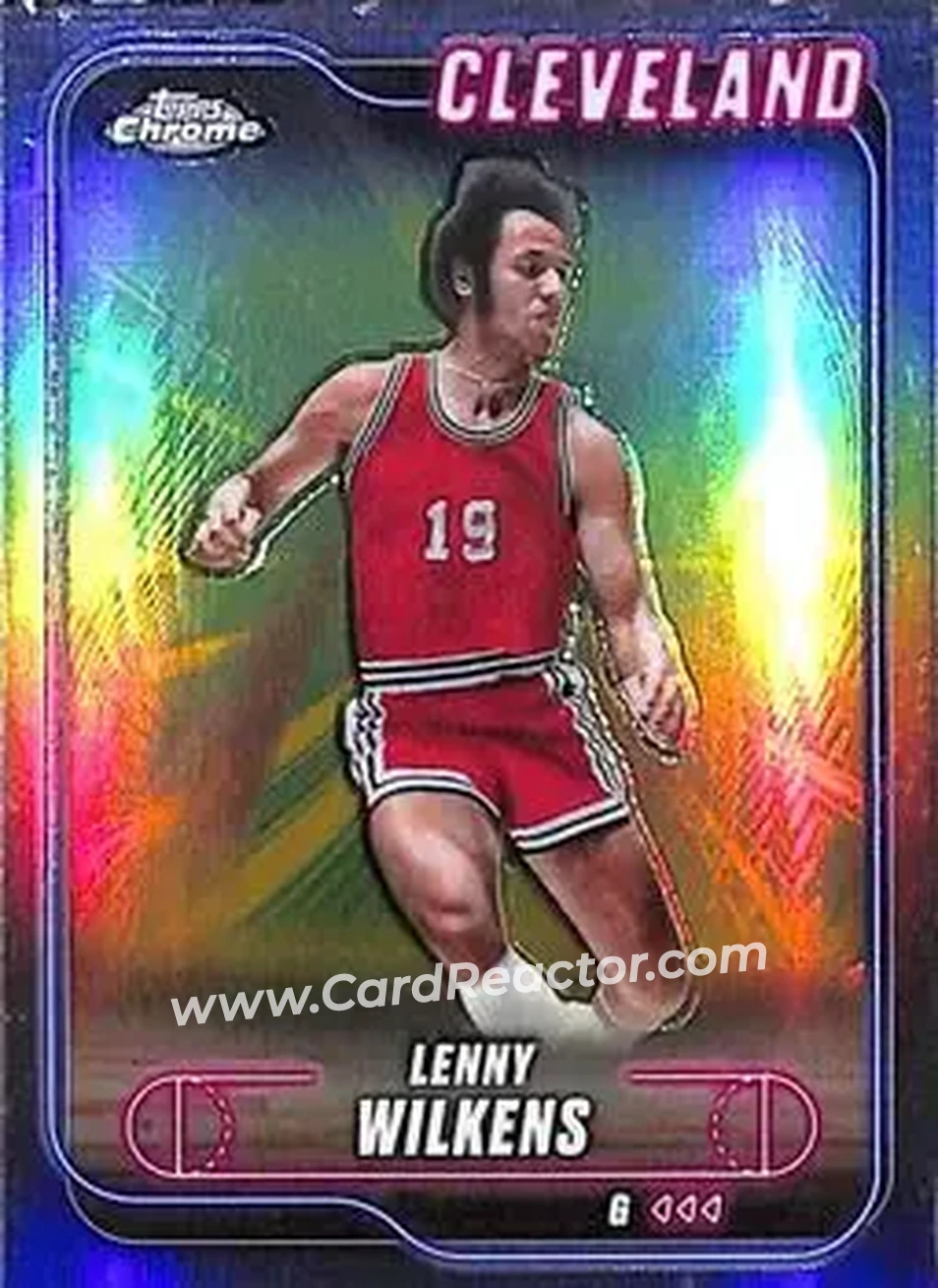 2024-25 Topps Chrome #14 - Lenny Wilkens - Cleveland Cavaliers - Front