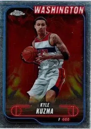 2024-25 Topps Chrome #15 - Kyle Kuzma - Washington Wizards 2024-25 Topps Chrome #15 - Kyle Kuzma - Washington Wizards