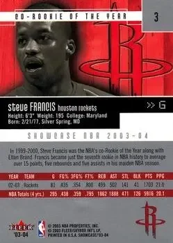 Back of Steve Francis