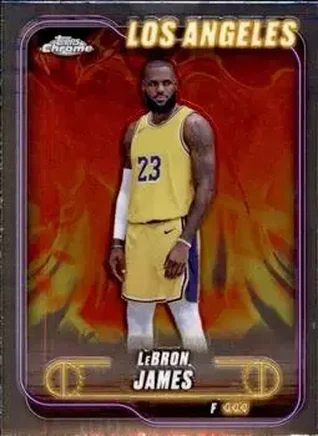 2024-25 Topps Chrome #22 - LeBron James - Los Angeles Lakers