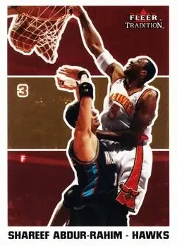 2003-04 Fleer Tradition #1 Shareef Abdur-Rahim