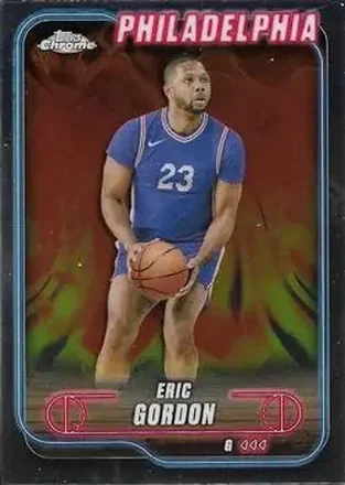 2024-25 Topps Chrome #26 - Eric Gordon - Philadelphia 76ers 2024-25 Topps Chrome #26 - Eric Gordon - Philadelphia 76ers