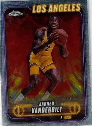 2024-25 Topps Chrome #27 - Jarred Vanderbilt - Los Angeles Lakers