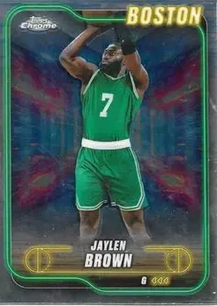 2024-25 Topps Chrome #28 - Jaylen Brown - Boston Celtics