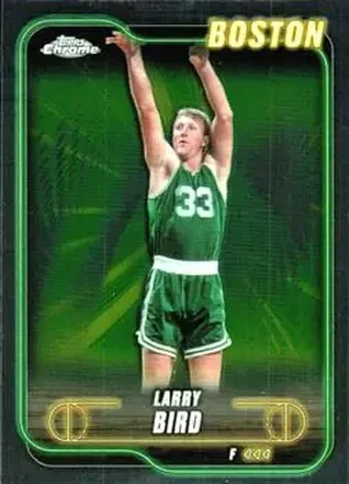 2024-25 Topps Chrome #32 - Larry Bird - Boston Celtics 2024-25 Topps Chrome #32 - Larry Bird - Boston Celtics
