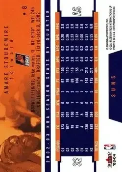 Back of Amar'e Stoudemire
