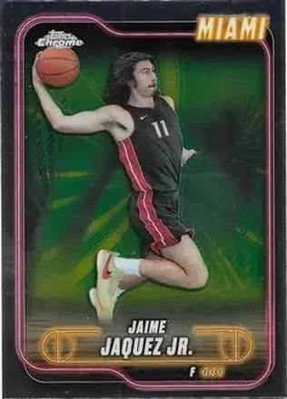2024-25 Topps Chrome #36 - Jaime Jaquez Jr. - Miami Heat