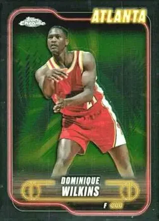 2024-25 Topps Chrome #39 - Dominique Wilkins - Atlanta Hawks 2024-25 Topps Chrome #39 - Dominique Wilkins - Atlanta Hawks