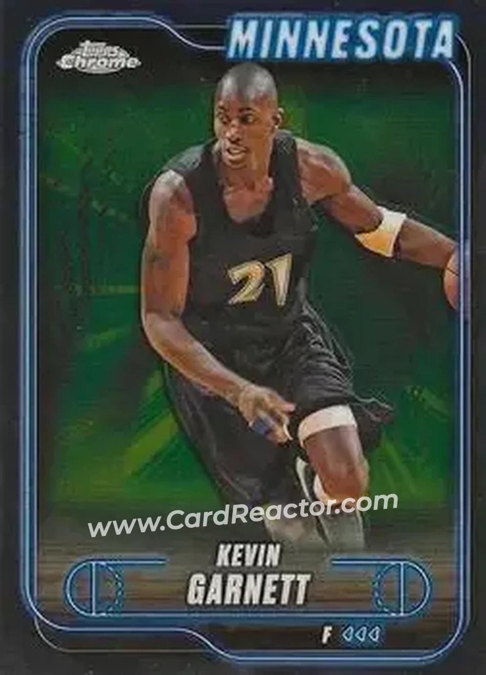 2024-25 Topps Chrome #44 - Kevin Garnett - Minnesota Timberwolves - Front