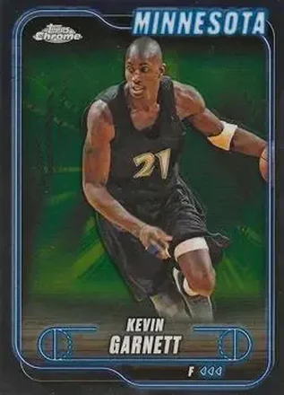 2024-25 Topps Chrome #44 - Kevin Garnett - Minnesota Timberwolves 2024-25 Topps Chrome #44 - Kevin Garnett - Minnesota Timberwolves