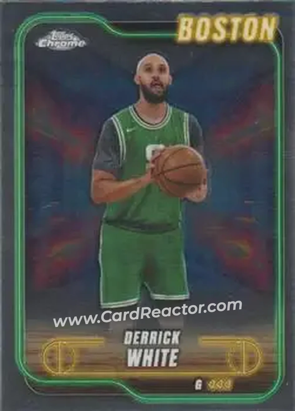 2024-25 Topps Chrome #45 - Derrick White - Boston Celtics - Front