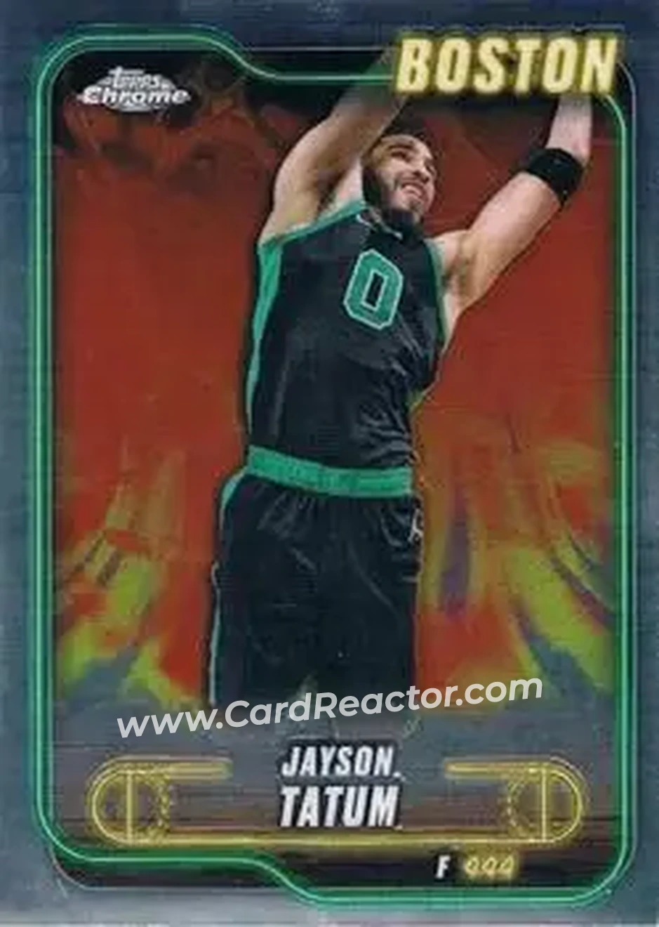 2024-25 Topps Chrome #51 - Jayson Tatum - Boston Celtics - Front