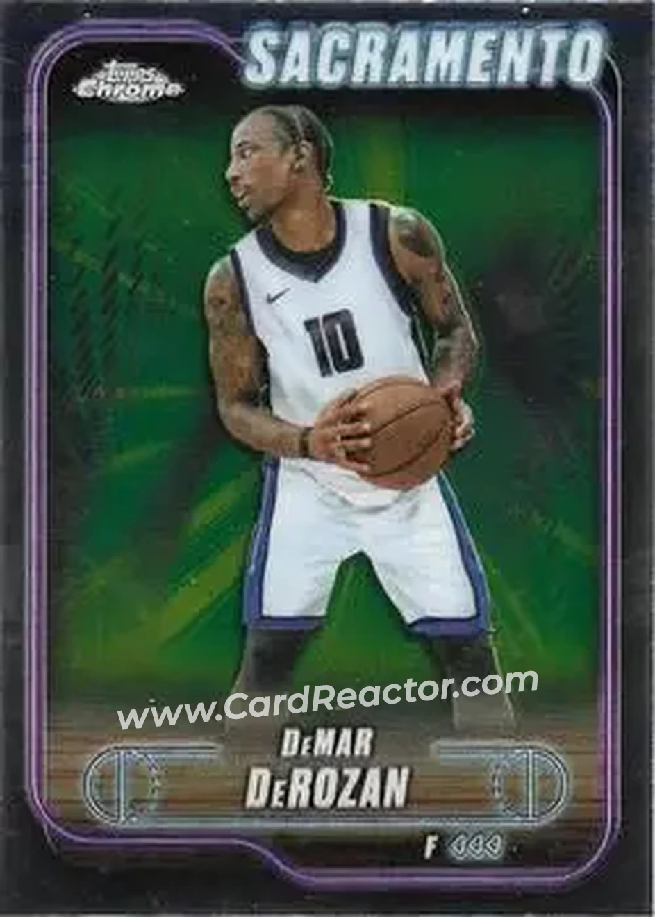 2024-25 Topps Chrome #55 - DeMar DeRozan - Sacramento Kings - Front