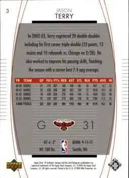 Back of Jason Terry