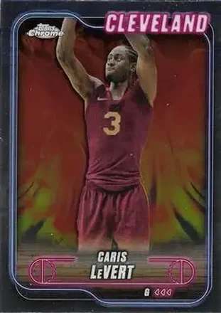 2024-25 Topps Chrome #56 - Caris LeVert - Cleveland Cavaliers 2024-25 Topps Chrome #56 - Caris LeVert - Cleveland Cavaliers