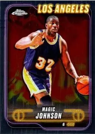 2024-25 Topps Chrome #59 - Magic Johnson - Los Angeles Lakers 2024-25 Topps Chrome #59 - Magic Johnson - Los Angeles Lakers