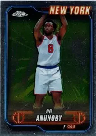 2024-25 Topps Chrome #60 - OG Anunoby - New York Knicks