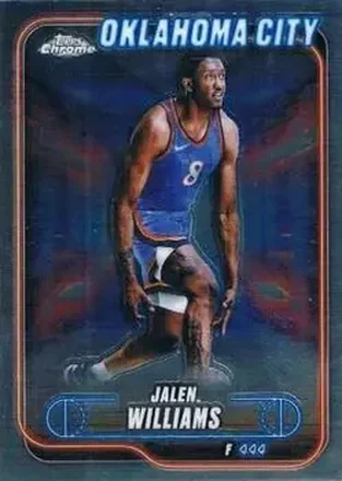2024-25 Topps Chrome #63 - Jalen Williams - Oklahoma City Thunder
