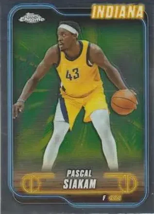 2024-25 Topps Chrome #64 - Pascal Siakam - Indiana Pacers