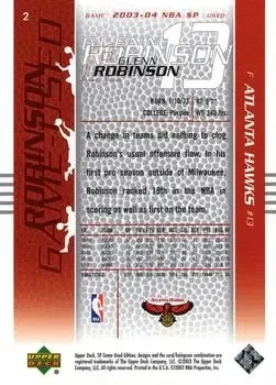 Back of Glenn Robinson