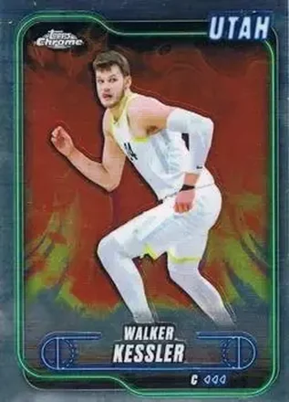 2024-25 Topps Chrome #66 - Walker Kessler - Utah Jazz