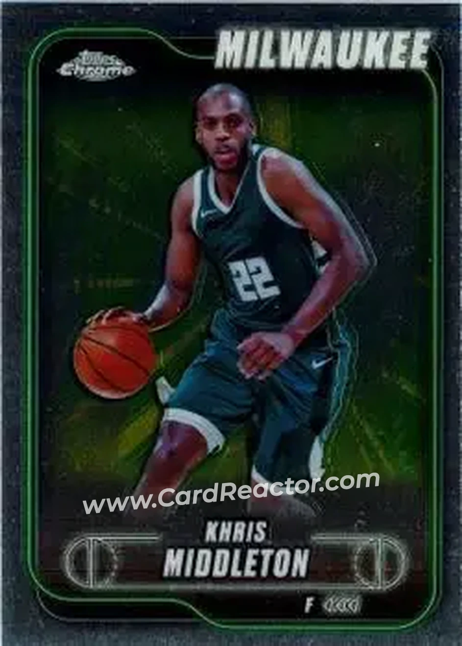 2024-25 Topps Chrome #75 - Khris Middleton - Milwaukee Bucks - Front