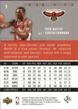 Back of Theo Ratliff