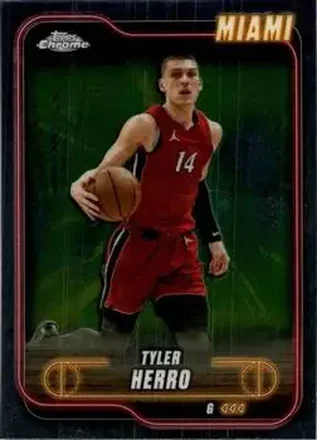 2024-25 Topps Chrome #79 - Tyler Herro - Miami Heat
