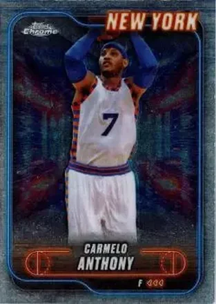 2024-25 Topps Chrome #83 - Carmelo Anthony - New York Knicks