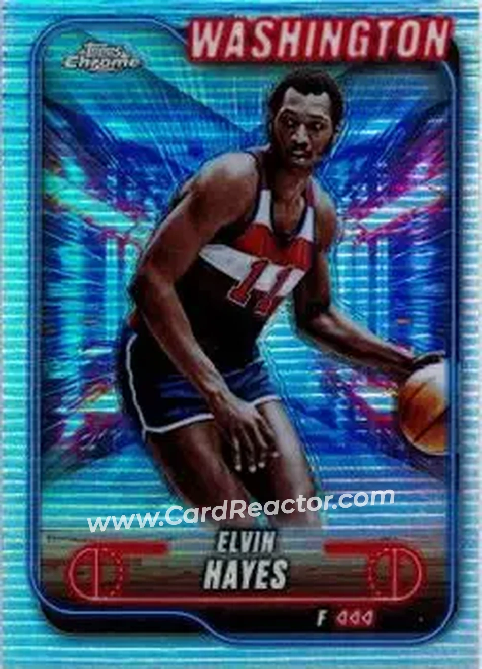 2024-25 Topps Chrome #85 - Elvin Hayes - Washington Wizards - Front