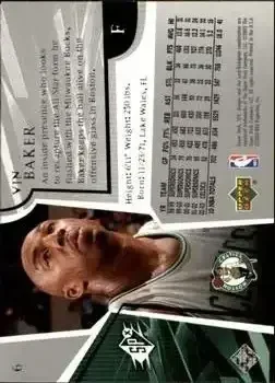 Back of Vin Baker