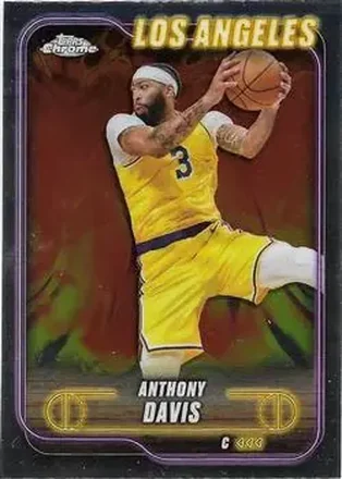 2024-25 Topps Chrome #86 - Anthony Davis - Los Angeles Lakers